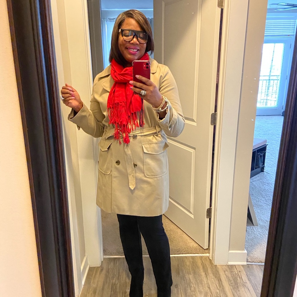 LOFT trench coat- Perfect condition!